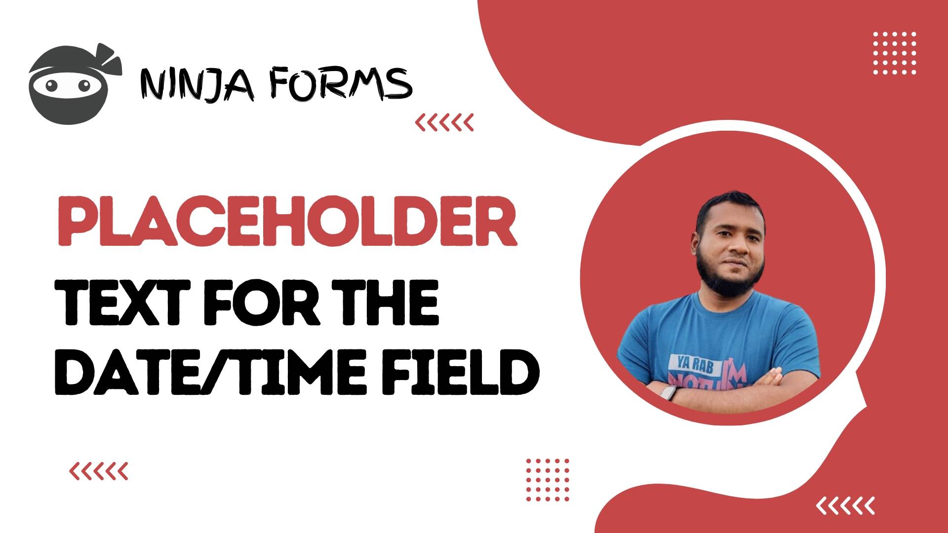 Ninja Forms add placeholder to the Date/Time field