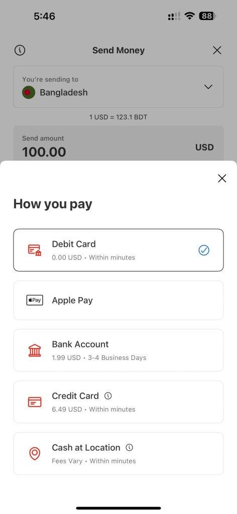 MoneyGram High Rate